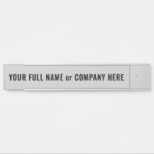 Porte-nom Pour Porte Create Your Own Design Name Door Sign Template (Devant)