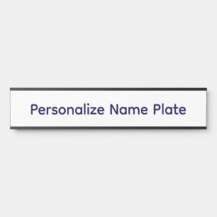 Porte-nom Pour Porte Créez votre personnalisation