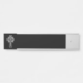 Porte-nom Pour Porte Croix chrétienne orthodoxe (Devant)