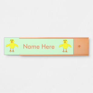 Porte-nom Pour Porte Cuisine de Pâques personnalisée