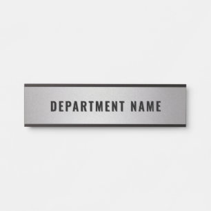 Porte-nom Pour Porte Dégradé tendance Simple Nom du ministère Signe de
