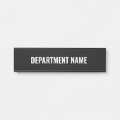 Porte-nom Pour Porte Department Name  (Devant)