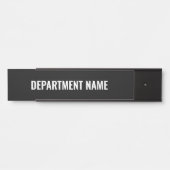Porte-nom Pour Porte Department Name  (Devant)