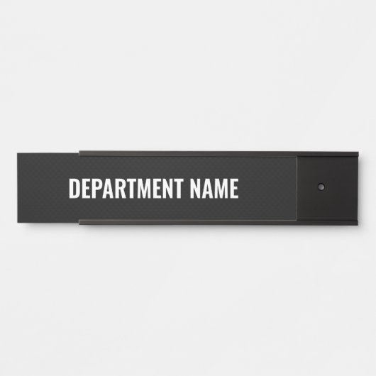 Porte-nom Pour Porte Department Name  (Devant)