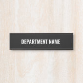 Porte-nom Pour Porte Department Name  (Devant)