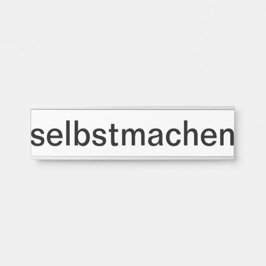 Porte-nom Pour Porte des (Devant)