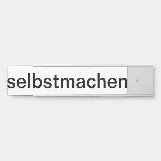 Porte-nom Pour Porte des (Devant)