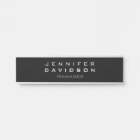 Design professionnel moderne gris foncé