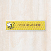 Porte-nom Pour Porte Dessin sur les abeilles (Devant)