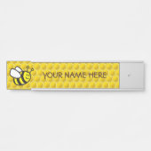Porte-nom Pour Porte Dessin sur les abeilles (Devant)