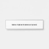 Porte-nom Pour Porte Education (Devant)