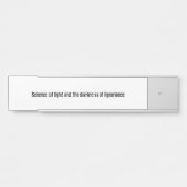 Porte-nom Pour Porte Education (Devant)