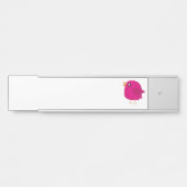 Porte-nom Pour Porte Enfants mignonette birdy (Devant)