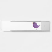 Porte-nom Pour Porte Enfants oiseau mignon (Devant)