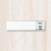 Porte-nom Pour Porte Enfants Panda (Devant)