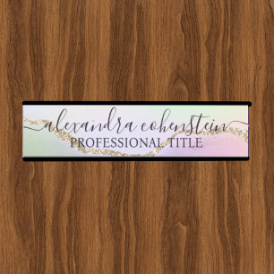 Porte-nom Pour Porte Enseigne de porte de bureau en marbre d'agate past
