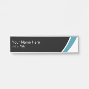 Porte-nom Pour Porte Exécutif simple moderne de bureau