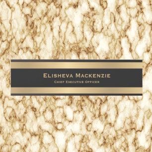 Porte-nom Pour Porte Glam Gold and Black Door Sign Signs Name Plate