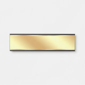Porte-nom Pour Porte Gold Background For Your Text Create Your Own (Devant)