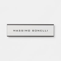 Gris Platine Minimaliste Moderne Lisible
