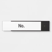 Porte-nom Pour Porte Hanging Name Plate: No. (Devant)