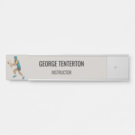 Porte-nom Pour Porte Hurler (Devant)