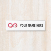 Porte-nom Pour Porte Infinity (Devant)