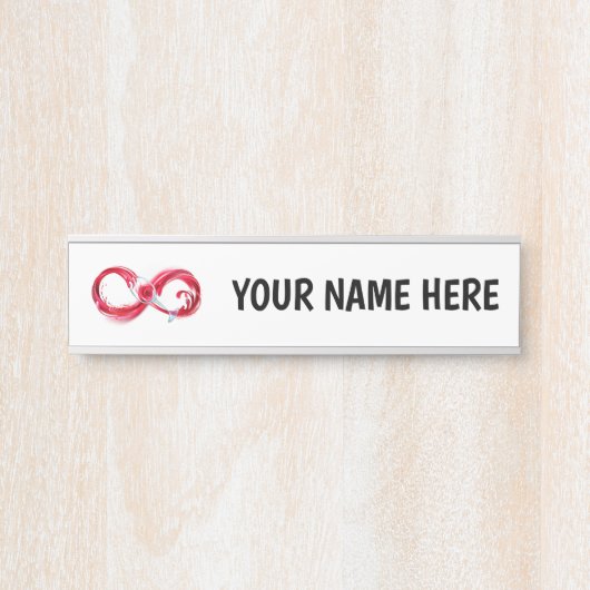 Porte-nom Pour Porte Infinity (Devant)