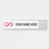 Porte-nom Pour Porte Infinity (Devant)