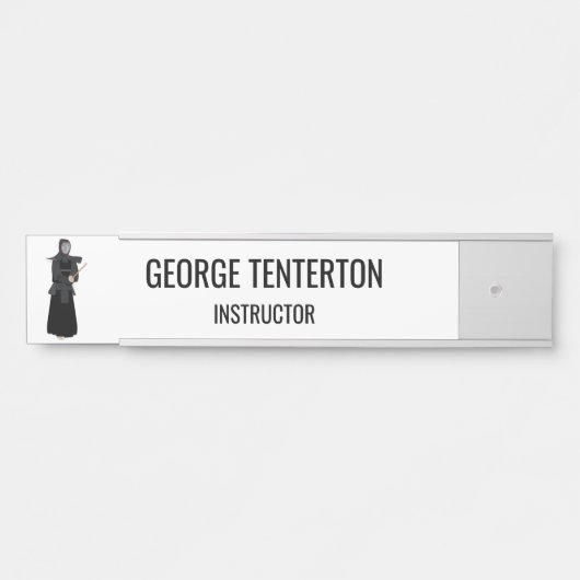 Porte-nom Pour Porte Kendo (Devant)