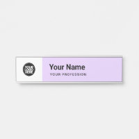 Lavender Purple Business Logo Nom Profession