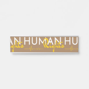 Porte-nom Pour Porte Lifeline to Human Rights
