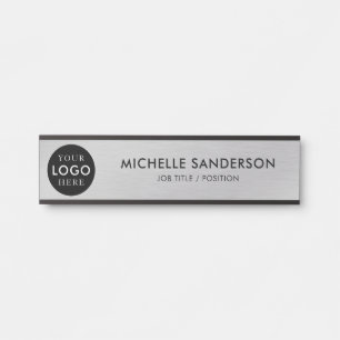 Porte-nom Pour Porte Logo d'entreprise personnalisé pour le personnel a