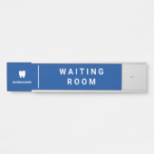 Porte-nom Pour Porte Logo des dentistes professionnels | Salle d'attent (Devant)