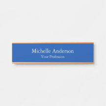 Minimaliste Professionnel Moderne Plain Cobalt Ble