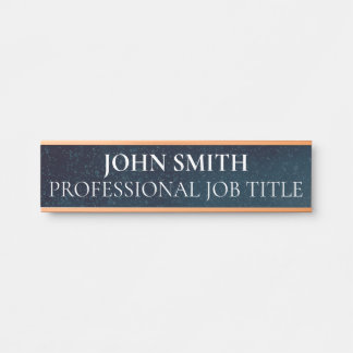Porte-nom Pour Porte Modern Professional Office Door Sign