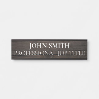 Porte-nom Pour Porte Modern Professional Office Door Sign