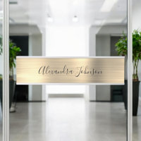 Moderne Luxe Gold Business Foil Moderne