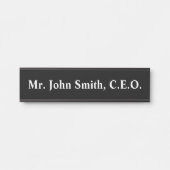 Porte-nom Pour Porte Monogramme (Devant)