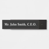 Porte-nom Pour Porte Monogramme (Devant)