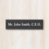 Porte-nom Pour Porte Monogramme (Devant)