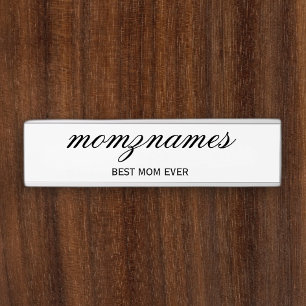 Porte-nom Pour Porte Nom de la calligraphie personnalisée de la meilleu