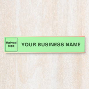 Porte-nom Pour Porte Nom de l'entreprise et logo sur la longue pendaiso