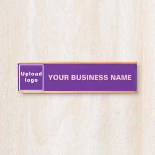 Porte-nom Pour Porte Nom de l'entreprise et logo sur le panneau de port
