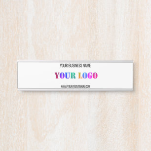 Porte-nom Pour Porte Nom de logo personnalisé Site Web Promotionnel Pe