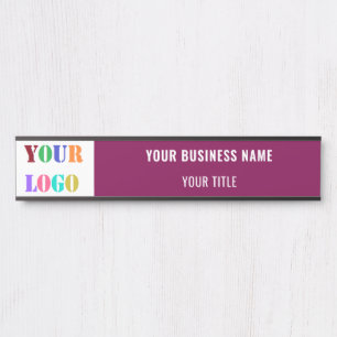 Porte-nom Pour Porte Nom du logo personnalisé de l'entreprise