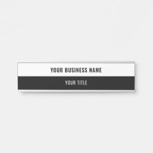 Porte-nom Pour Porte Nom personnalisé et signe de la porte de titre - n