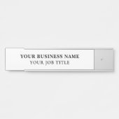 Porte-nom Pour Porte Nom Titre Porte de bureau de l'employé (Devant)