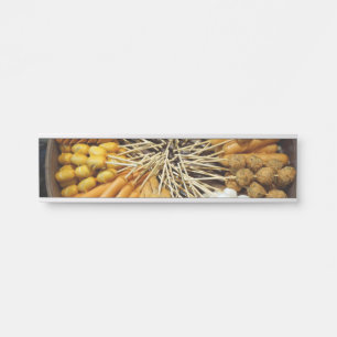 Porte-nom Pour Porte nourriture de rue d'un marché asiatique