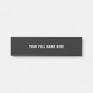 Porte-nom Pour Porte Panneau de porte à nom personnalisé avec vos coule